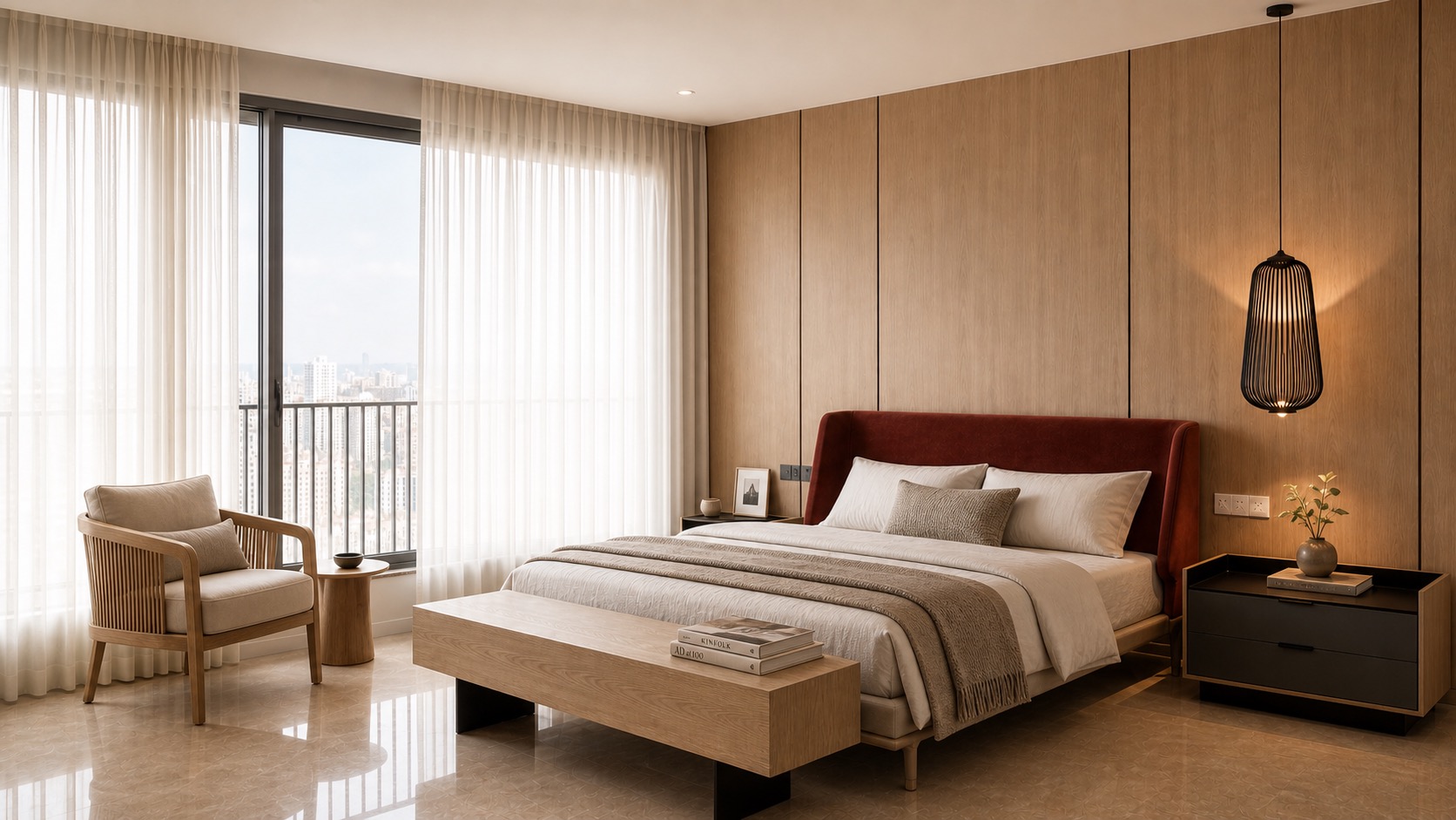 Finished bedroom project by Essentials Design